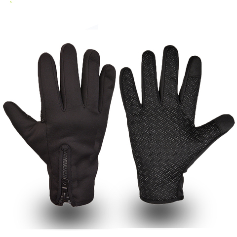Уличные спортивные теплые перчатки для Xiaomi Mijia M365, велосипедные перчатки QicycleEF1 с сенсорным экраном и полным пальцем для электрического скутера ► Фото 1/6