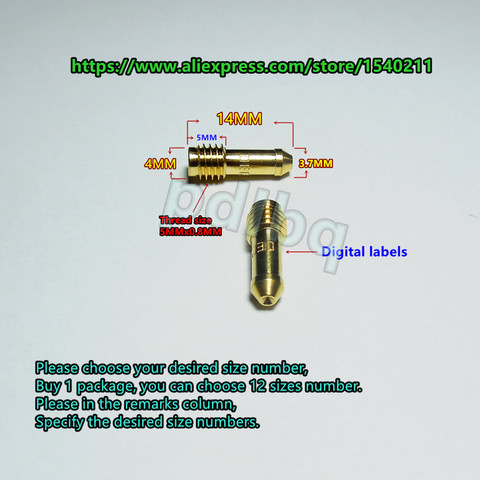 (12 шт./упак.) Mikuni carb N151.067 Pilot Jet Kawasaki KZ1000 GS1000 GS1100 Slow Jet DR-350 XS1100 насадка для инжектора ► Фото 1/1