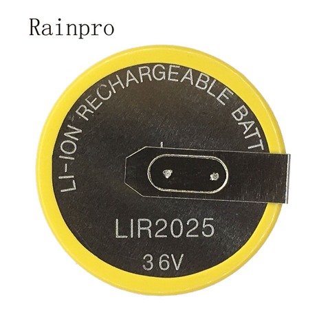 Rainpro 2 шт./лот LIR2025 2025 90 градусов s булавки аккумуляторная батарея для автомобильного ключа дистанционного управления ► Фото 1/3