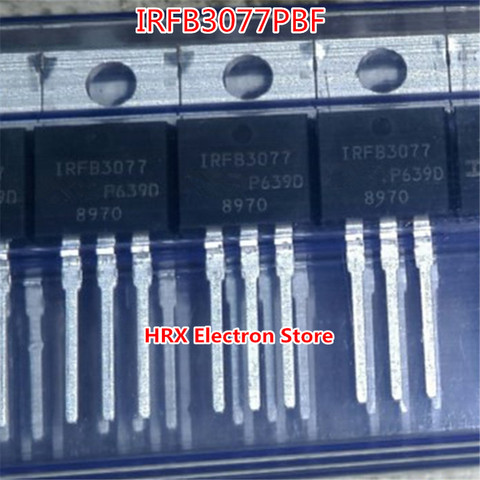 Новый оригинальный импорт IRFB3077PBF IRFB3077 MOSFET 75V 120A TO-220 10 шт./лот ► Фото 1/1