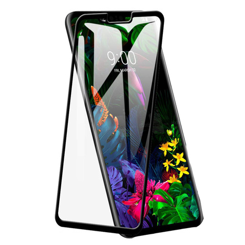 Высокопрочное закаленное стекло с полным покрытием для LG G8 ThinQ, Защитная пленка для экрана LG G8 ThinQ, стекло ► Фото 1/6