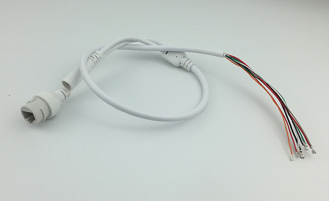 Сетевой кабель LAN для модуля платы IP камеры DC 2,1 мм * 5,5 мм разъем RJ45 медная линия 0,6 м ► Фото 1/5
