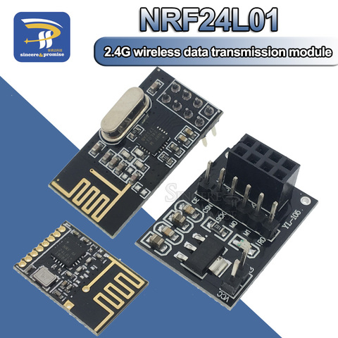 Модуль беспроводной передачи данных NRF24L01 +, 2,4 ГГц/NRF24L01 обновленная версия 2 Мбит/с NRF24L01, плата адаптера гнезда ► Фото 1/6
