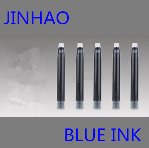 JINHAO 30 шт. картриджи с синими чернилами, заправки, перьевая ручка, Фирменная гарантия, универсальный Typ, также подходят и другие бренды ► Фото 1/4