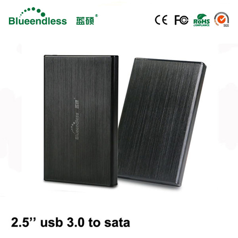 Горячая Распродажа, алюминиевый чехол для жесткого диска Sata USB 3,0 Micro-Mini, HDD SSD до 2,5 дюймов Sata до ТБ, поддержка 7 мм 9,5 мм, чехол для ноутбука Hdd ► Фото 1/6