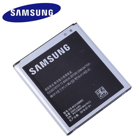 Оригинальная Аккумуляторная батарея для телефона Samsung Φ 2600 мАч для Galaxy Grand Prime J3 2016 EB-BG530CBU G530 G531F G530H G530F ► Фото 1/3