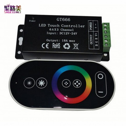 Оптовая продажа, сенсорный светодиодный контроллер GT666 ► Фото 1/1
