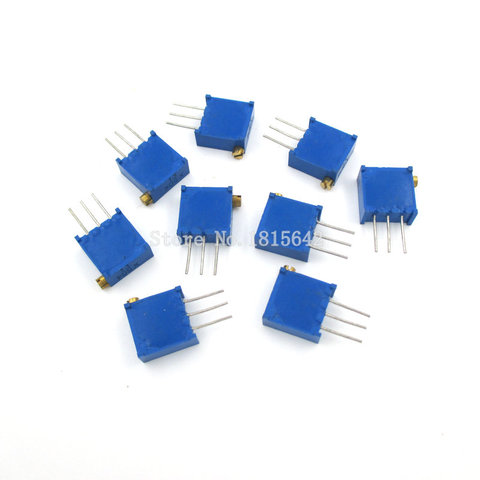 10 шт. 3296 3296X серия резисторов Trimpot, потенциометр для триммера 1K 2K 5K 10K 20K 50K 100K 200K 500K 1M ohm 100R 200R 500R ► Фото 1/1