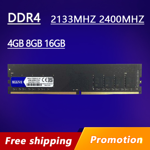 MLLSE Ram DDR4 8 ГБ 4 ГБ 16 ГБ 2133 МГц 2400 МГц 2133 2400 МГц оперативная Память DDR4 8 Гб 16 Гб материнская плата DDR4 4G 8G 16G ► Фото 1/1