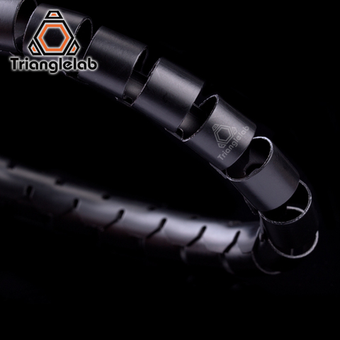 Корпус кабеля Trianglelab, черная спиральная упаковка, огнестойкий корпус RepRap диаметром 10 мм, рукава кабеля, обмотка труб ► Фото 1/5