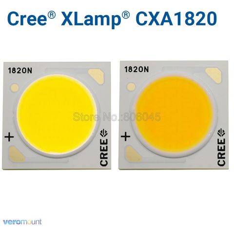 Светодиодный светильник Cree CXA1820 CXA 1820, 2 шт., 40 Вт, керамический COB, EasyWhite, 4000-5000K, теплый белый, 2700K - 3000K с держателем/без ► Фото 1/6