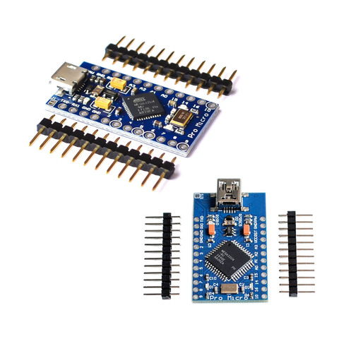Новый Pro Micro для arduino ATmega32U4 5V/16 МГц модуль с 2 ряда штыревой разъём для Leonardo в наличии. Лучшее качество ► Фото 1/4