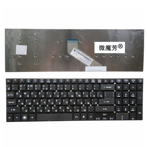 RU Черная Новинка для ACER V3-7710 7710G 772G E1-530 530G 572 731 522 5830 5830T 5830TG 5755G стандартная клавиатура для ноутбука с русской раскладкой ► Фото 1/5