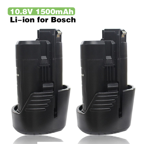 Литиевый аккумулятор для Bosch BAT411, 2 10,8 1500 013,Bosch FL10,CLPK30-120,CLPK40-120,CLPK50-120, 607 в, 336 Ач, 2 шт. ► Фото 1/6