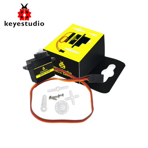 Бесплатная доставка! Keyestudio Micro Servo SG90 0-180 градусов для Arduino Smart Car Robot /Aircraft / CE сертификация ► Фото 1/6