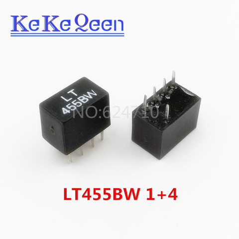 10 шт./лот, новый оригинальный LT455BW LT 455BW 455BW 455B 1 + 4 5Pin DIP-5 455 кГц керамический фильтр для связи ► Фото 1/2