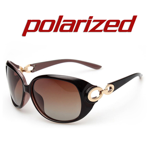 Женские солнцезащитные очки JULI, поляризационные очки Polaroid, брендовые дизайнерские очки для вождения, модель 122C ► Фото 1/6