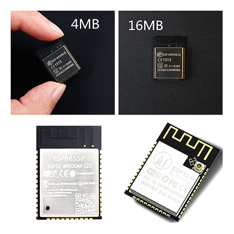 Серия ESP32, процессор wroover A1S, Wi-Fi + Bluetooth 4,2, двухъядерный процессор, MCU, низкомощный 2,4 ГГц ► Фото 1/3