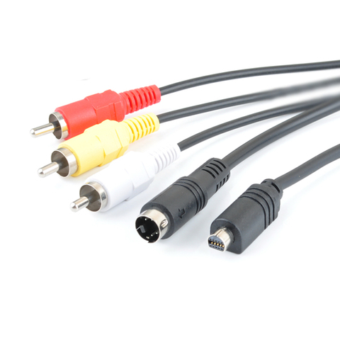Av-кабель A/V/шнур для SONY Handycam, Mini DV, HDD, VMC15FS, VMC-15FS, DVD708, DVD755, DVD908E, DVD905, DVD805, DVD905E, DVD808 ► Фото 1/5