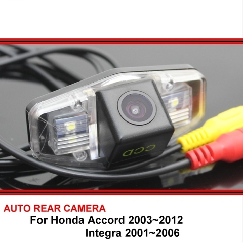 Камера заднего вида для Honda Accord 2003 ~ 2012, встроенная камера заднего вида 2001 ~ 2006, камера заднего вида для парковки автомобиля, CCD камера ночного видения ► Фото 1/4