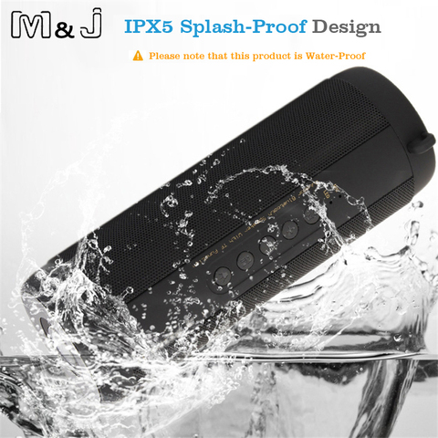 Беспроводная Bluetooth Колонка M & J, водонепроницаемая портативная уличная мини колонка, динамик, дизайн для iPhone, Xiaomi ► Фото 1/6