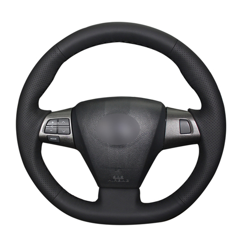 Черный PU искусственная кожа Чехол рулевого колеса автомобиля для Toyota Corolla RAV4 Auris Wish Vanguard Voxy 2010 2011 2012-2013 ► Фото 1/6