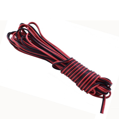 Удлинительный кабель 10 м, 20 м, 30 м, 2pin, 20 AWG UL2468, 2*0,5 мм, для светодиодной ленты 12 В, 24 В, электрический провод для подключения ► Фото 1/6