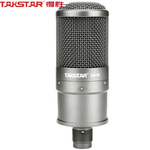 Высококачественный конденсаторный микрофон Takstar SM-8B, компьютерный микрофон, записывающий песню с помощью звуковой карты, без чемодана ► Фото 1/5