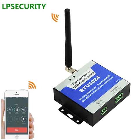 Lpsecure RTU5024 GSM штопор для ворот, релейный переключатель, дистанционное управление доступом, беспроводной дверной Открыватель через бесплатно... ► Фото 1/5