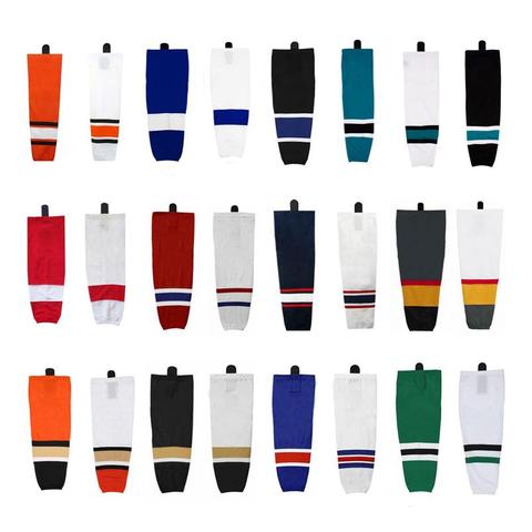 Бесплатная доставка, носки для хоккея, 100% полиэстер, тренировочные носки для команды ► Фото 1/6