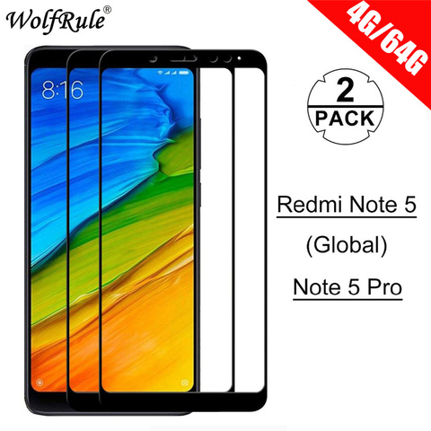 Полное стекло Xiaomi Redmi Note 5 Закаленное стекло для Xiao Redmi Note 5 Защитная пленка для экрана Полный Клей жесткая пленка для телефона на Redmi Note 5 ► Фото 1/6