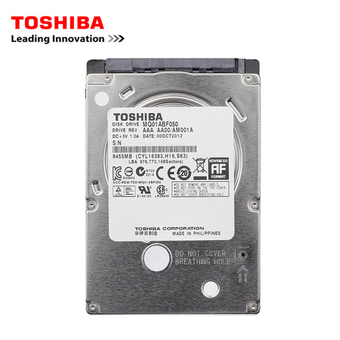 Внутренний жесткий диск для ноутбука TOSHIBA 1000 ГБ, 2,5 дюйма, SATA2, жесткий диск на ТБ, 1,5 ГБ/сек. 2/8 Мб, 5400-7200 об/мин ► Фото 1/6