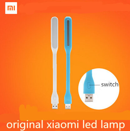 Оригинальный светодиодный USB-светильник Xiaomi Mijia с выключателем, лампа с USB для внешнего аккумулятора, портативная сияющая Светодиодная ламп... ► Фото 1/6