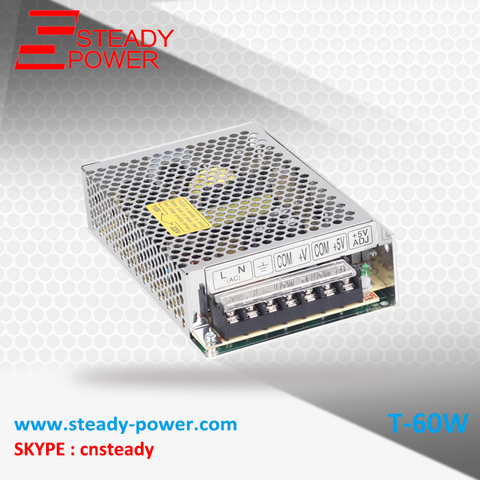 Тройной вывод smps/PSU ac dc 5 v/5a 12 v/2.5a-12 v/0.5a CCTV источник питания 60w электрический трансформатор T-60B ► Фото 1/4