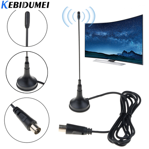 Цифровая ТВ-антенна kebidumei 5dBi DVB-T Freeview, антенна для показа ТВЧ, ТВ-антенна, усилитель для автомобиля в помещении и на улице, антенна DVB-T, ТВ-приставка HD ► Фото 1/6