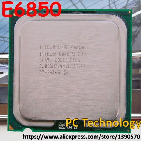 Оригинальный процессор Intel core2 E6850 для настольного компьютера 3,0 ГГц 4 Мб/1333 МГц LGA775 Бесплатная доставка (отправка в течение 1 дня) ► Фото 1/3