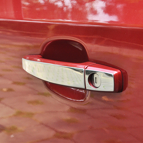 Накладка на дверную ручку из нержавеющей стали для Chevrolet Cruze hatchback sedan / AVEO / TRAX / Opel Mokka ASTRA J Insignia sedan ► Фото 1/5