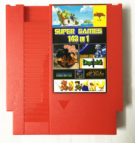 NES 143 в 1 игровой картридж, Earthbound FinalFantasy123 Faxanadu TheZelda12 Megaman123456 Turtles1234 Kirby'sAdventure ► Фото 1/1