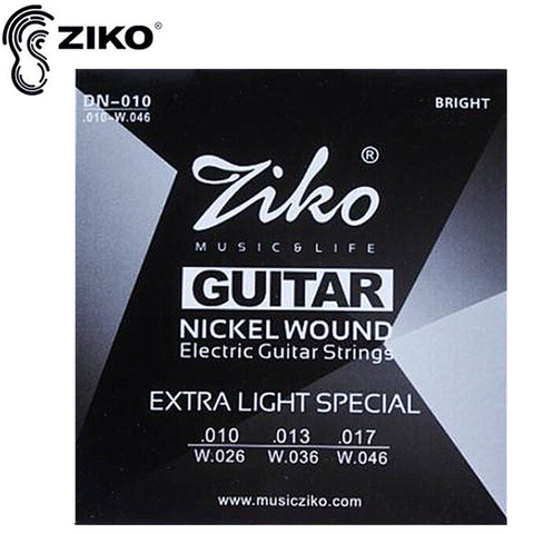 Струны для электрогитары ZIKO 009-042 010-046, аксессуары и запчасти для музыкальных инструментов ► Фото 1/6