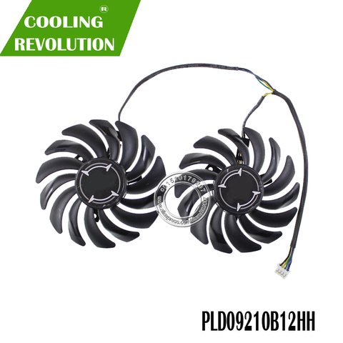Вентилятор охлаждения для видеокарты MSI ARMOR RX470 RX 480 RX570 RX580, 87 мм ► Фото 1/2