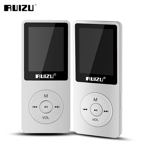 2022 100% Оригинальная английская версия Ультратонкий MP3-плеер с 8 Гб памяти и 1,8-дюймовым экраном может играть 80 h, оригинальный RUIZU X02 ► Фото 1/6