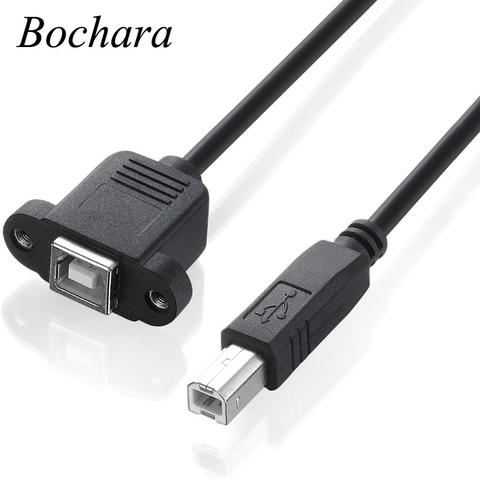 Удлинительный кабель Bochara USB 2,0 типа B штекер-Тип B гнездо для принтера с реальным отверстием 30 см 50 см 100 см ► Фото 1/6
