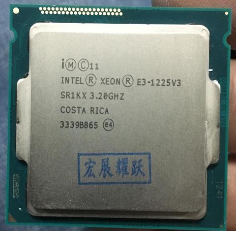 Процессор Intel Xeon, четырехъядерный процессор Intel Xeon v3 E3 1225 v3 E3 1225V3 (кэш-память 6M, 3,2 ГГц), настольный процессор LGA1155 ► Фото 1/1