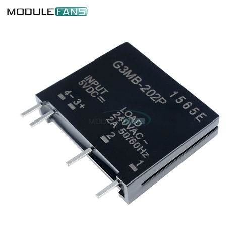 Модуль реле постоянного тока 5V 12V 24V G3MB-202P G3MB 202P DC-AC PCB SSR твердотельный модуль реле для Arduino ► Фото 1/6