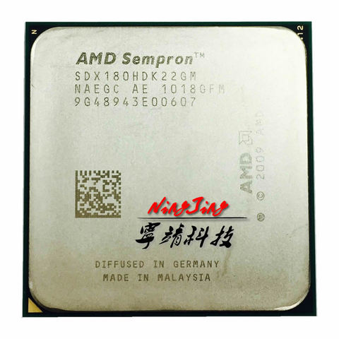 AMD Sempron X2 180 2,4 ГГц двухъядерный процессор SDX180HDK22GM сокет AM3 ► Фото 1/1