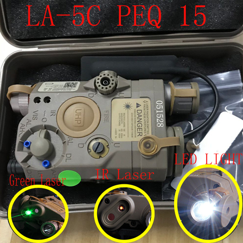 Element EX 419, зеленый лазер и фонарик для охоты (два цвета), для использования с PEQ UHP ► Фото 1/6