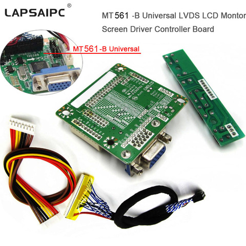Плата контроллера Lapsaipc MT561 B для ЖК-монитора, драйвер экрана 5 в 10-42 дюйма, Laptor, компьютерные детали, Набор для творчества, универсальные LVDS ► Фото 1/4