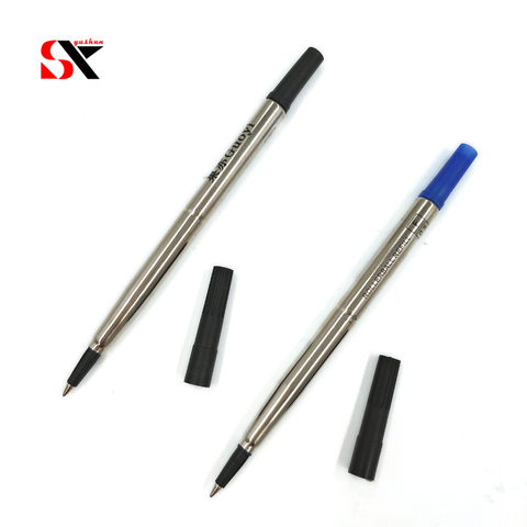 Yushun синяя или черная высококачественная шариковая ручка 0,5 мм 5 шт. стержни гелевые чернила для офиса школы ► Фото 1/6