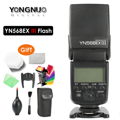 Беспроводная вспышка YONGNUO YN568EX III speediii TTL HSS для камеры Canon Nikon DSLR ► Фото 1/6