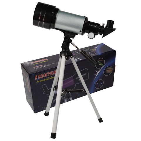 Профессиональный астрономический телескоп F30070, телескоп с 150-кратным увеличением, с портативным штативом, для наблюдения за птицами и животными ► Фото 1/6